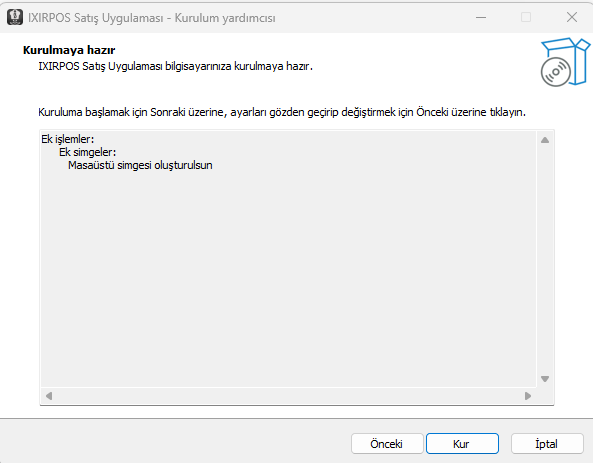 Adım 3: Kur düğmesine basın