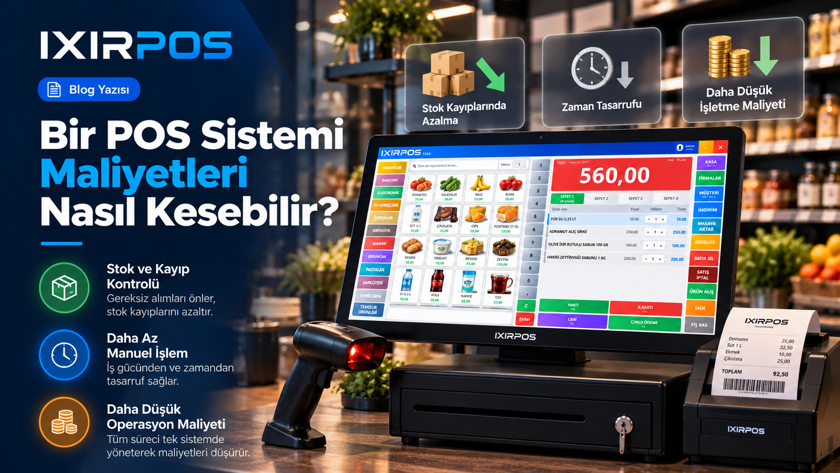 Bir POS Sistemi Maliyetleri Nasıl Kesebilir?